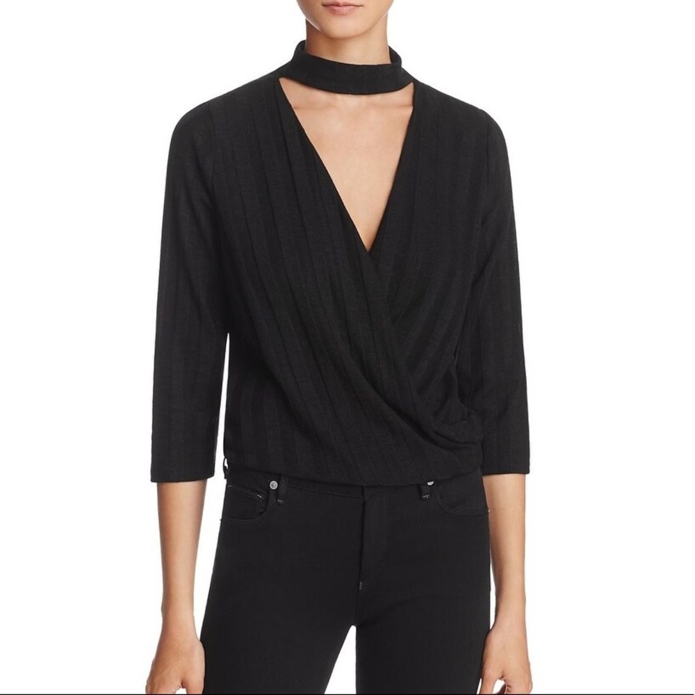 Black project social T sweater top